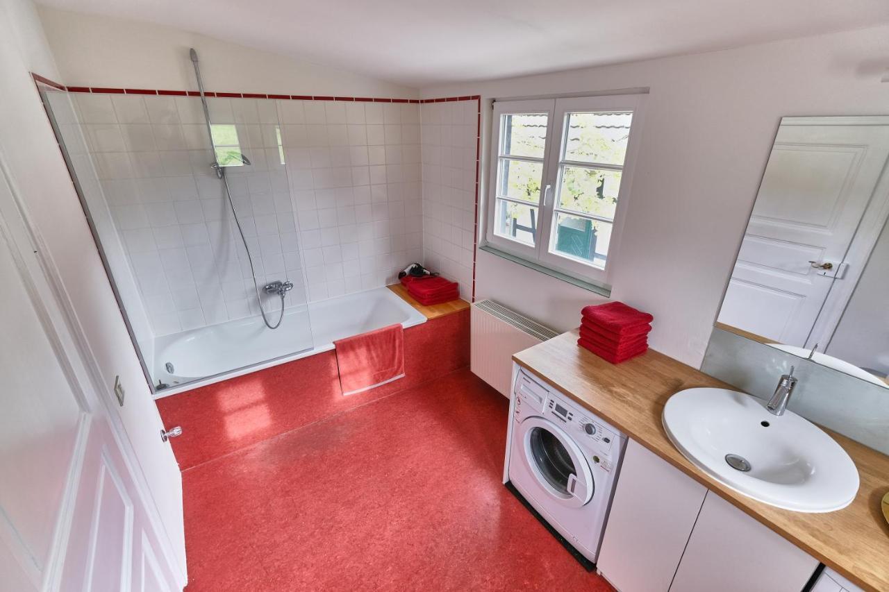 Ferienwohnung Im Fachwerkhof 'Haus In Bewegung' Seelscheid Exterior foto